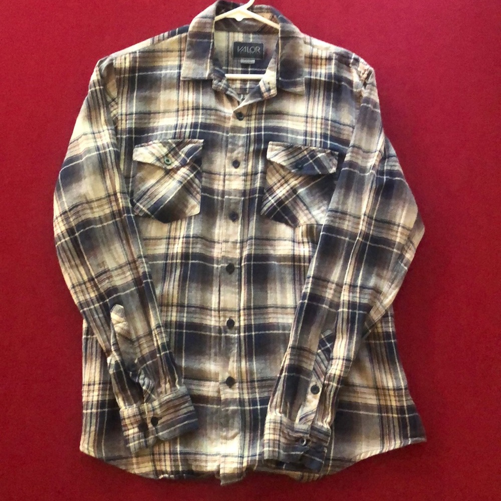 Blue Plaid Valor Flannel